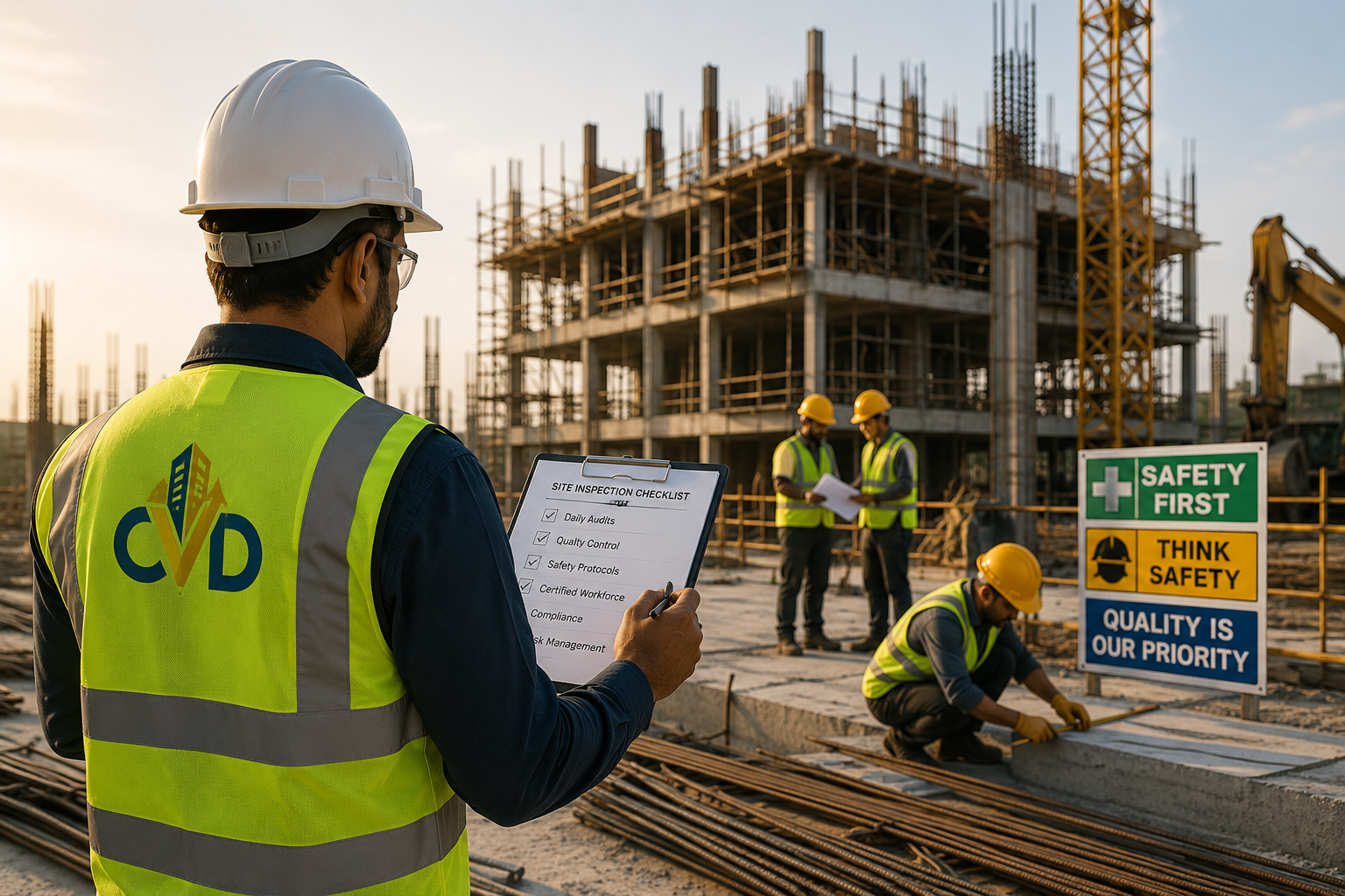 Safety managed project site